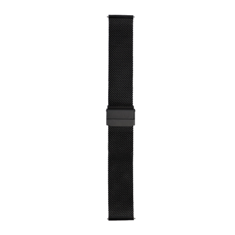 LUADA 2 Ersatzarmband Edelstahl Mesh-Loop Schwarz