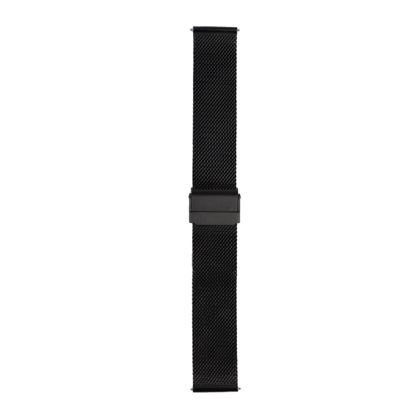 LUADA 2 Ersatzarmband Edelstahl Mesh-Loop Schwarz